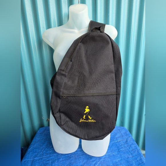 Johnny Walker Black Backpack Sling Crossbody Bag - Picture 1 of 16